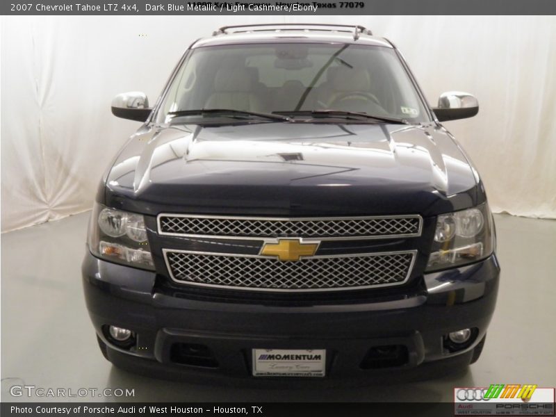 Dark Blue Metallic / Light Cashmere/Ebony 2007 Chevrolet Tahoe LTZ 4x4