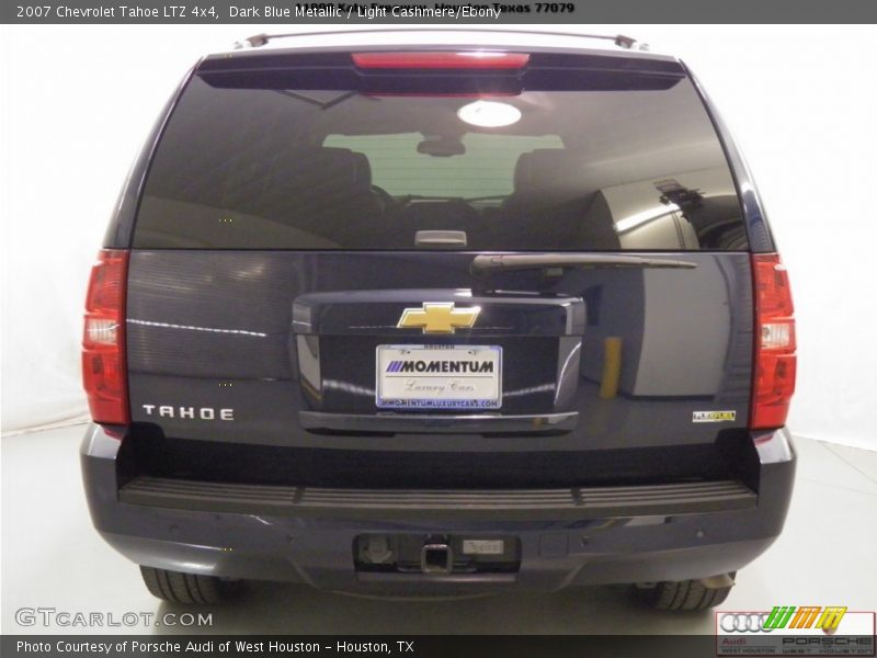 Dark Blue Metallic / Light Cashmere/Ebony 2007 Chevrolet Tahoe LTZ 4x4