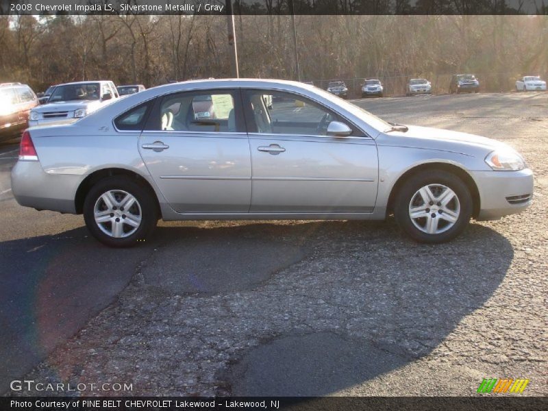 Silverstone Metallic / Gray 2008 Chevrolet Impala LS
