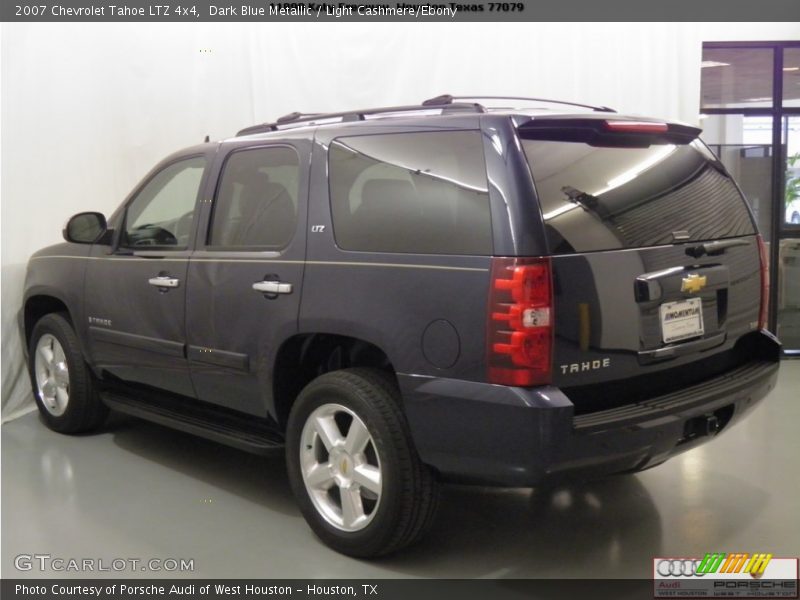 Dark Blue Metallic / Light Cashmere/Ebony 2007 Chevrolet Tahoe LTZ 4x4