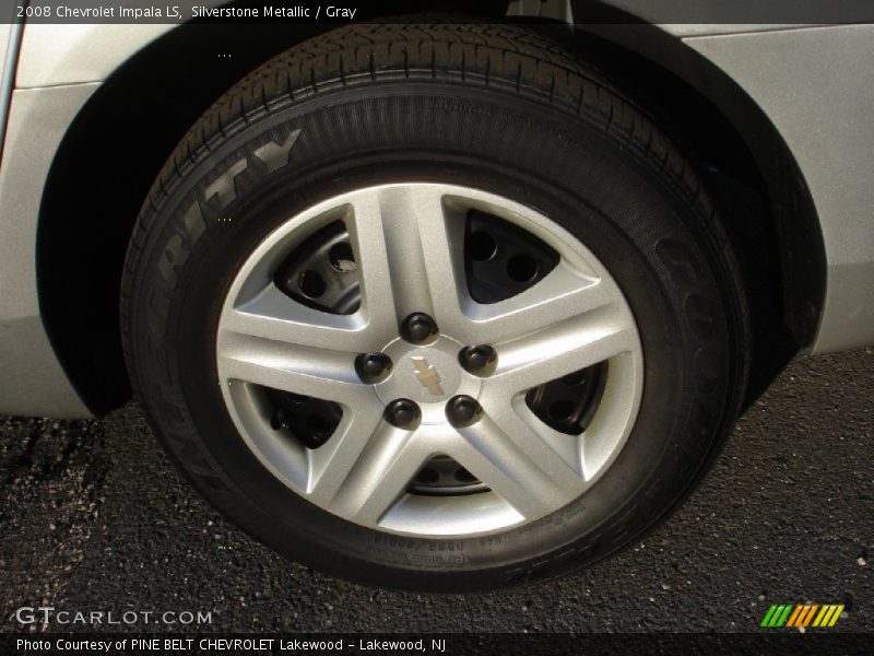 Silverstone Metallic / Gray 2008 Chevrolet Impala LS