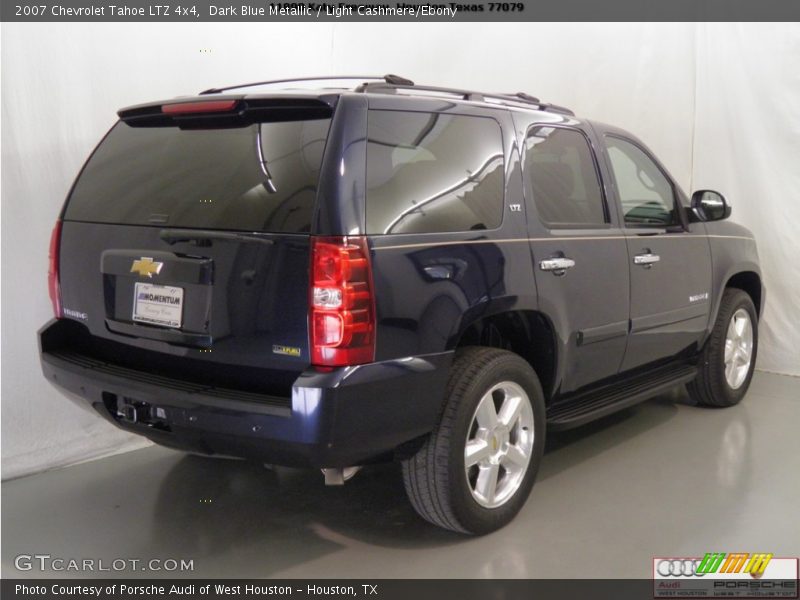Dark Blue Metallic / Light Cashmere/Ebony 2007 Chevrolet Tahoe LTZ 4x4