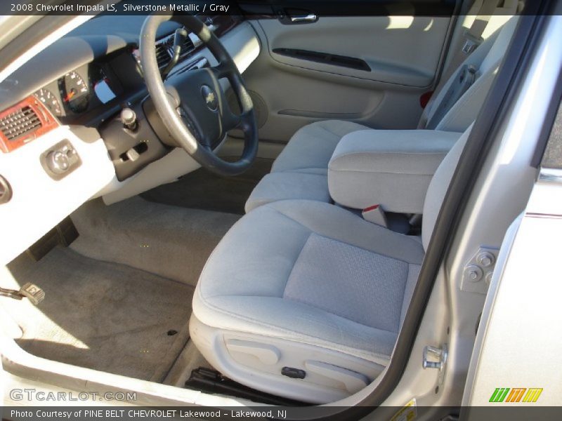 Silverstone Metallic / Gray 2008 Chevrolet Impala LS