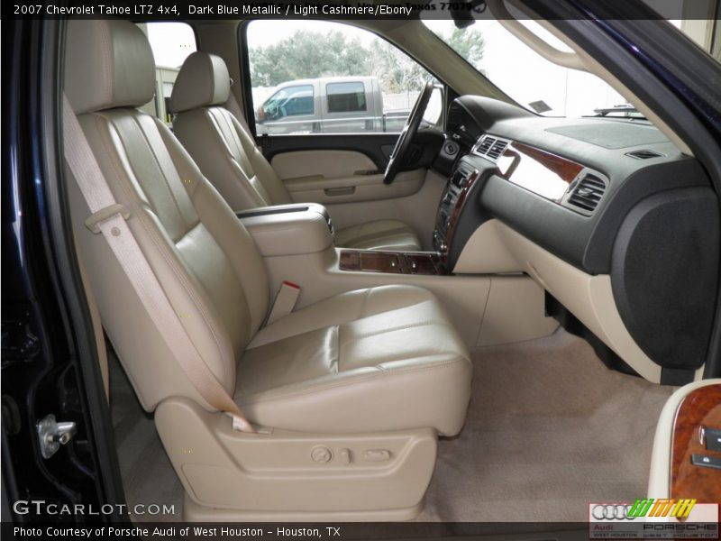 Dark Blue Metallic / Light Cashmere/Ebony 2007 Chevrolet Tahoe LTZ 4x4