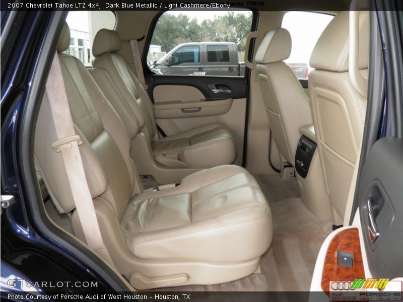 Dark Blue Metallic / Light Cashmere/Ebony 2007 Chevrolet Tahoe LTZ 4x4
