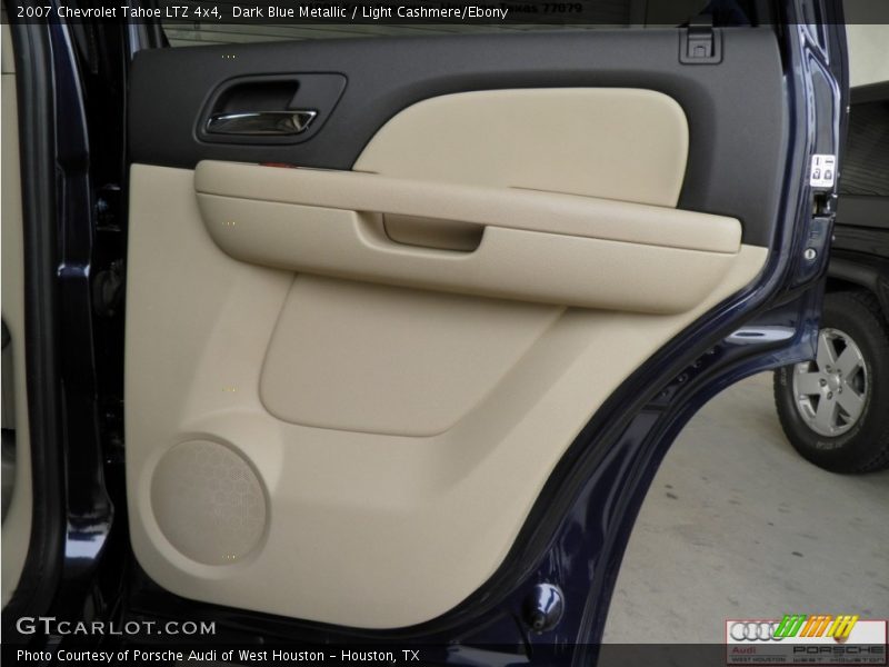 Dark Blue Metallic / Light Cashmere/Ebony 2007 Chevrolet Tahoe LTZ 4x4