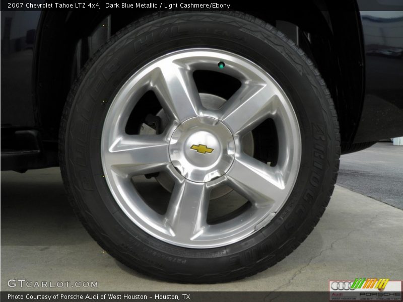 Dark Blue Metallic / Light Cashmere/Ebony 2007 Chevrolet Tahoe LTZ 4x4