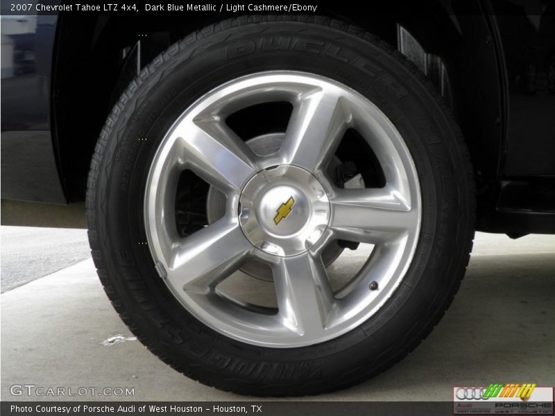 Dark Blue Metallic / Light Cashmere/Ebony 2007 Chevrolet Tahoe LTZ 4x4