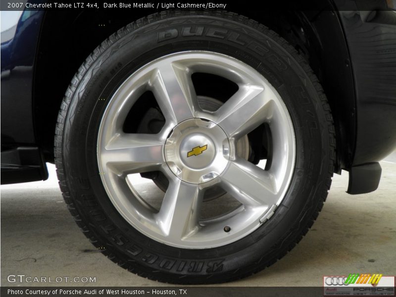 Dark Blue Metallic / Light Cashmere/Ebony 2007 Chevrolet Tahoe LTZ 4x4