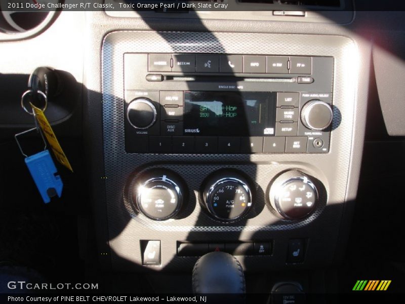 Toxic Orange Pearl / Dark Slate Gray 2011 Dodge Challenger R/T Classic