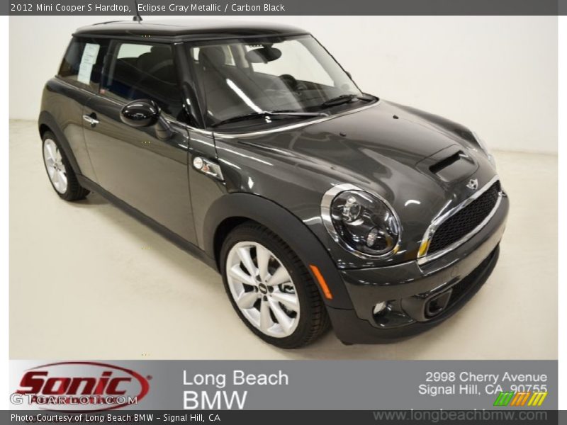 Eclipse Gray Metallic / Carbon Black 2012 Mini Cooper S Hardtop
