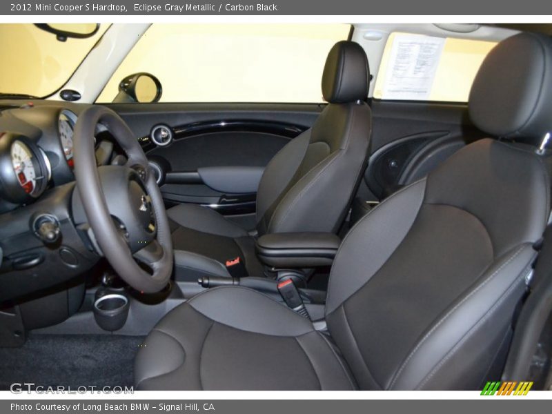 Eclipse Gray Metallic / Carbon Black 2012 Mini Cooper S Hardtop