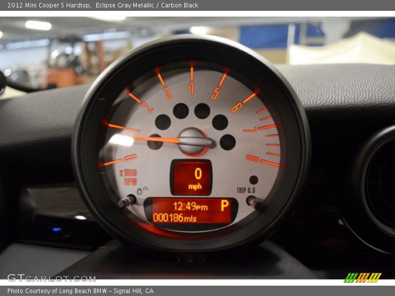 Eclipse Gray Metallic / Carbon Black 2012 Mini Cooper S Hardtop