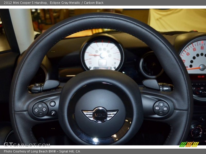 Eclipse Gray Metallic / Carbon Black 2012 Mini Cooper S Hardtop