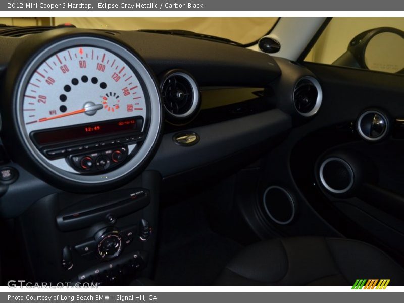 Eclipse Gray Metallic / Carbon Black 2012 Mini Cooper S Hardtop