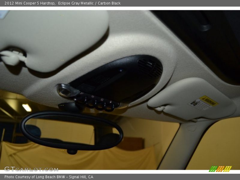 Eclipse Gray Metallic / Carbon Black 2012 Mini Cooper S Hardtop
