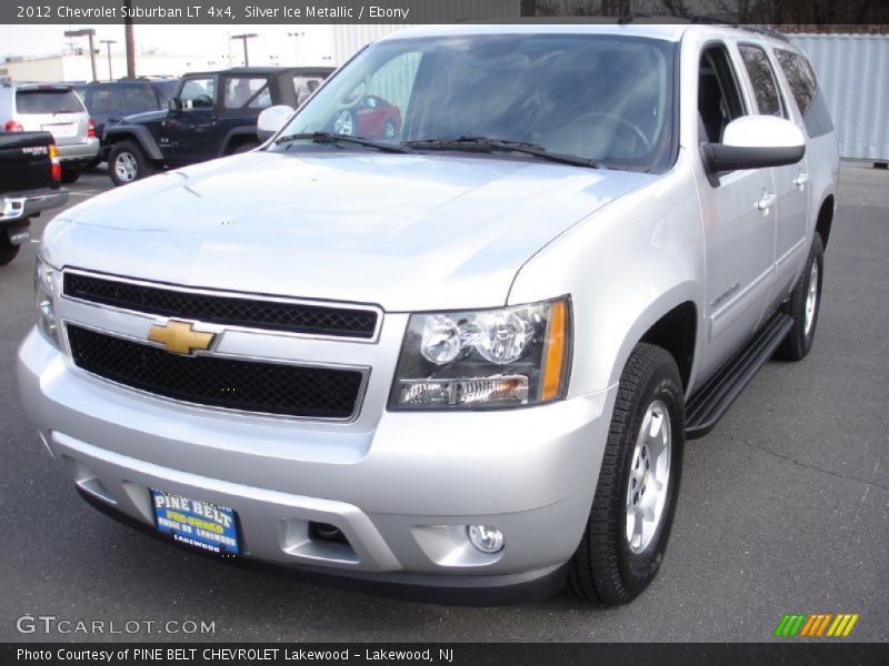 Silver Ice Metallic / Ebony 2012 Chevrolet Suburban LT 4x4