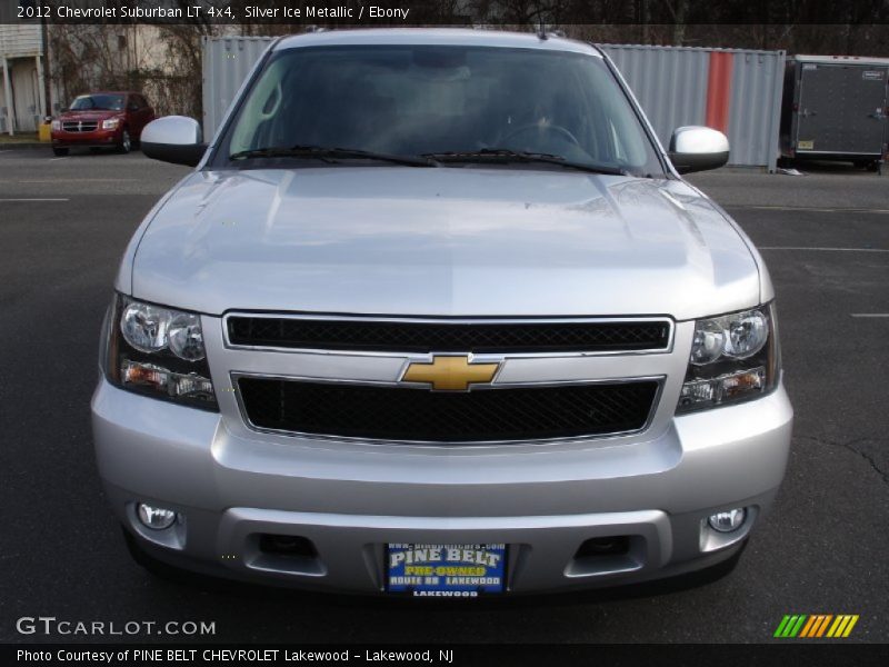 Silver Ice Metallic / Ebony 2012 Chevrolet Suburban LT 4x4