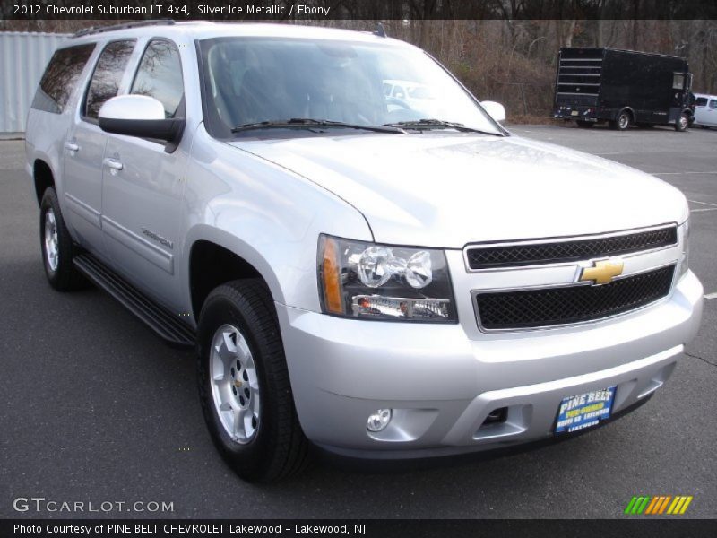 Silver Ice Metallic / Ebony 2012 Chevrolet Suburban LT 4x4