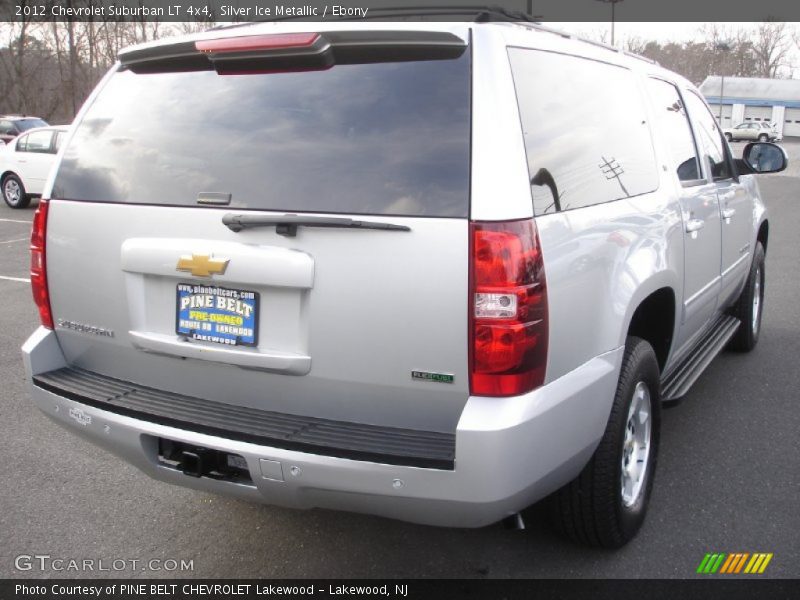Silver Ice Metallic / Ebony 2012 Chevrolet Suburban LT 4x4