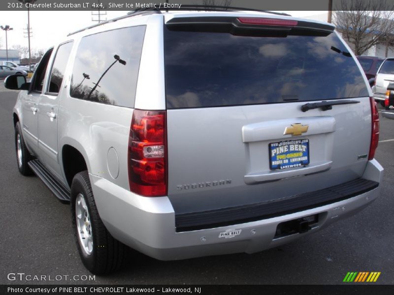 Silver Ice Metallic / Ebony 2012 Chevrolet Suburban LT 4x4