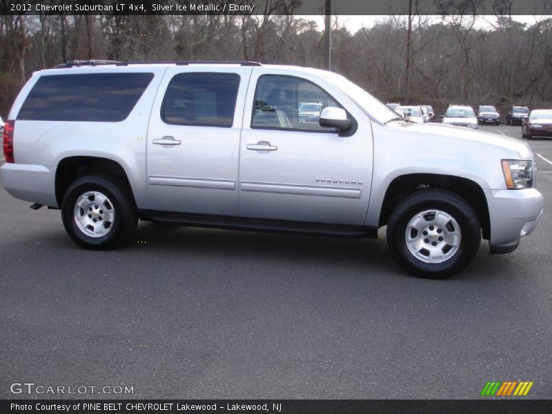 Silver Ice Metallic / Ebony 2012 Chevrolet Suburban LT 4x4