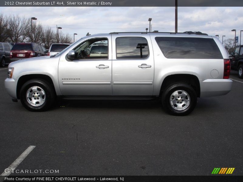 Silver Ice Metallic / Ebony 2012 Chevrolet Suburban LT 4x4