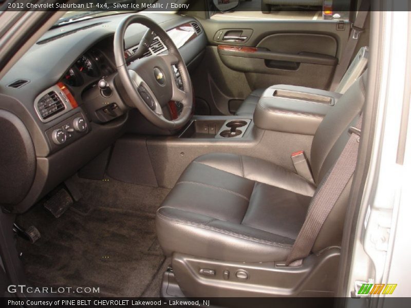 Silver Ice Metallic / Ebony 2012 Chevrolet Suburban LT 4x4