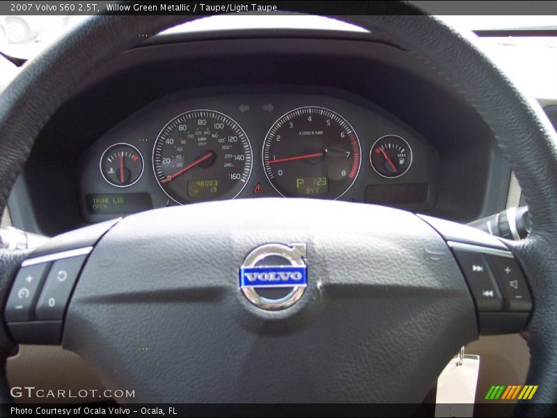 Willow Green Metallic / Taupe/Light Taupe 2007 Volvo S60 2.5T