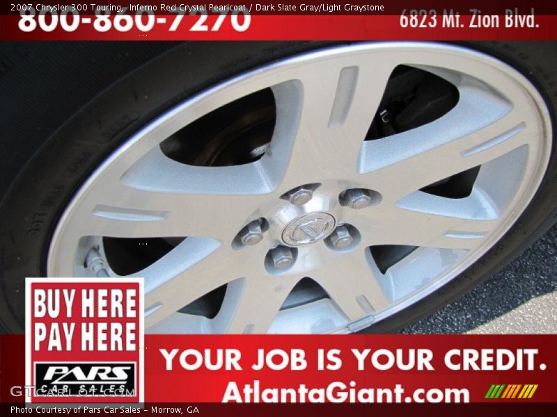 Inferno Red Crystal Pearlcoat / Dark Slate Gray/Light Graystone 2007 Chrysler 300 Touring
