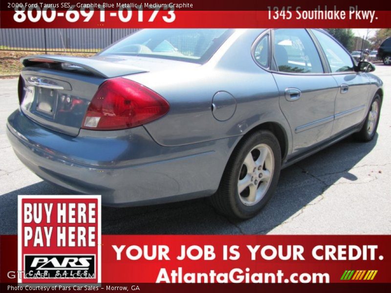 Graphite Blue Metallic / Medium Graphite 2000 Ford Taurus SES