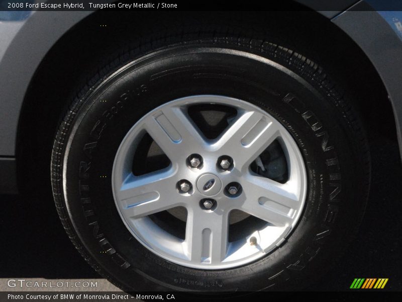 Tungsten Grey Metallic / Stone 2008 Ford Escape Hybrid