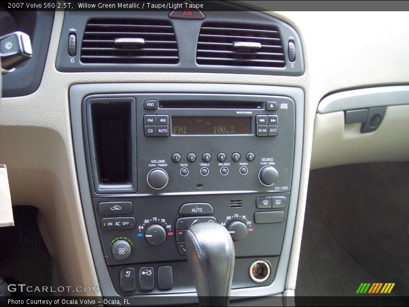 Willow Green Metallic / Taupe/Light Taupe 2007 Volvo S60 2.5T