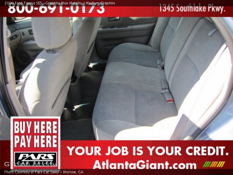 Graphite Blue Metallic / Medium Graphite 2000 Ford Taurus SES