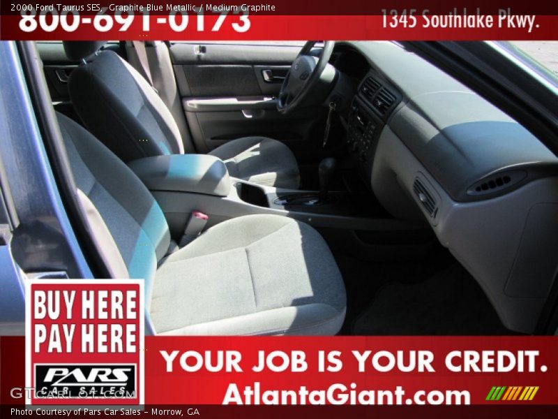 Graphite Blue Metallic / Medium Graphite 2000 Ford Taurus SES