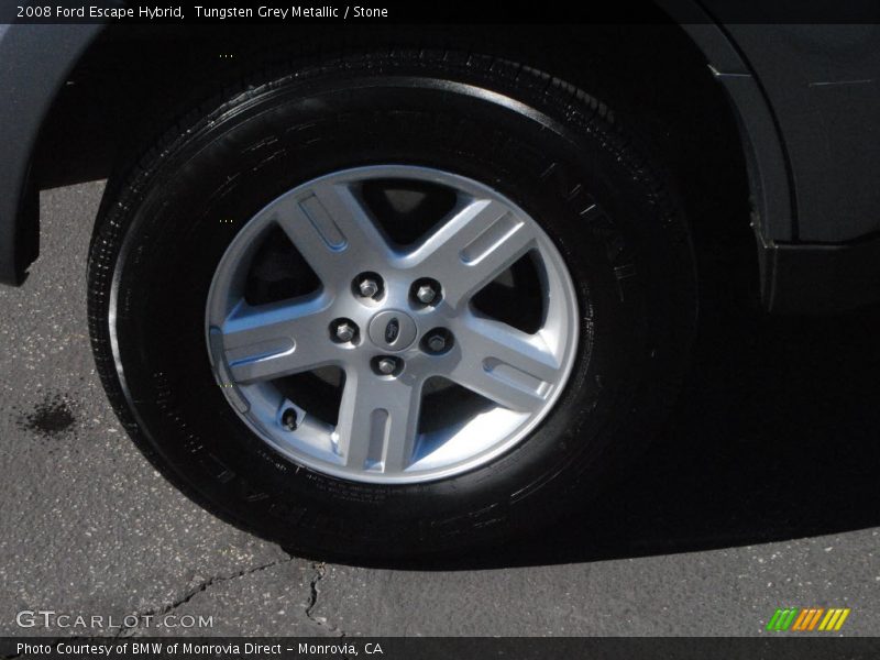 Tungsten Grey Metallic / Stone 2008 Ford Escape Hybrid
