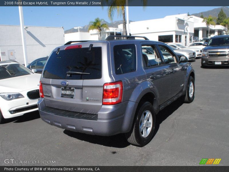 Tungsten Grey Metallic / Stone 2008 Ford Escape Hybrid