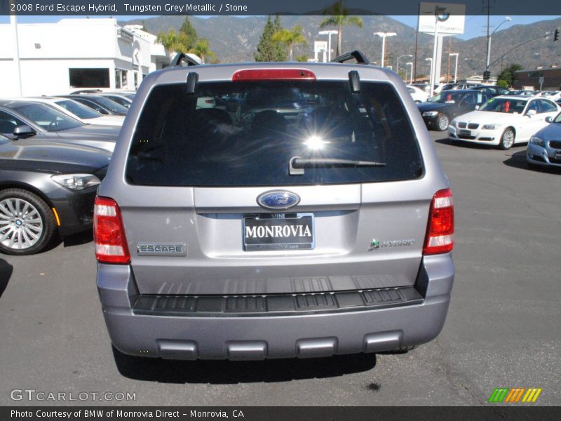 Tungsten Grey Metallic / Stone 2008 Ford Escape Hybrid