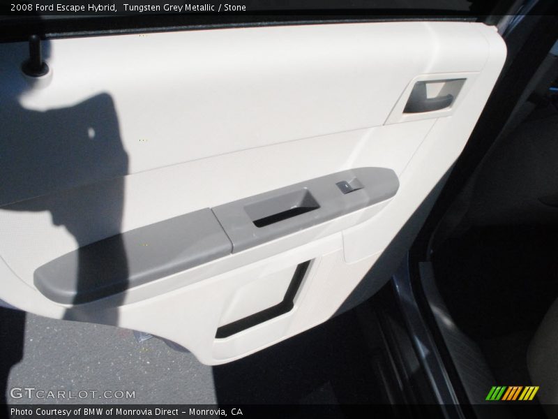 Tungsten Grey Metallic / Stone 2008 Ford Escape Hybrid
