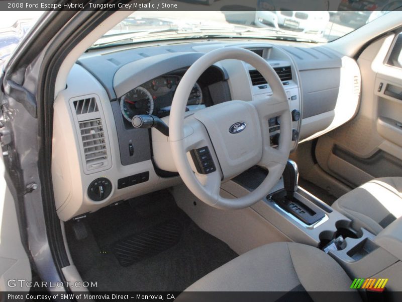 Tungsten Grey Metallic / Stone 2008 Ford Escape Hybrid