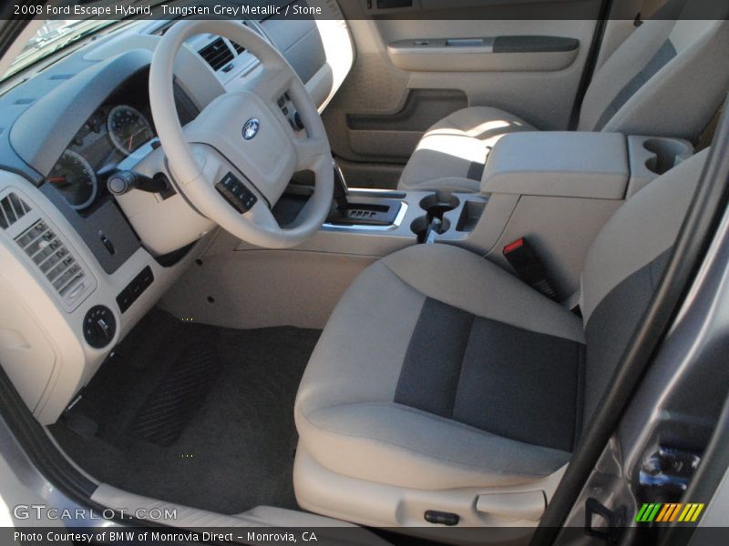 Tungsten Grey Metallic / Stone 2008 Ford Escape Hybrid