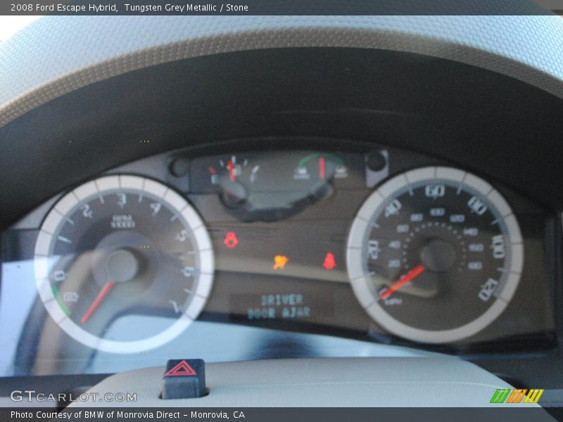 Tungsten Grey Metallic / Stone 2008 Ford Escape Hybrid