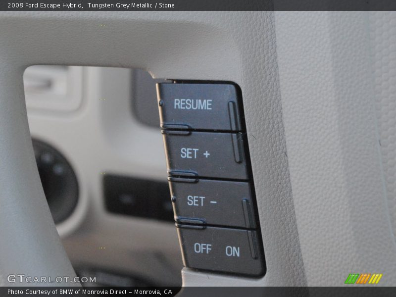 Tungsten Grey Metallic / Stone 2008 Ford Escape Hybrid