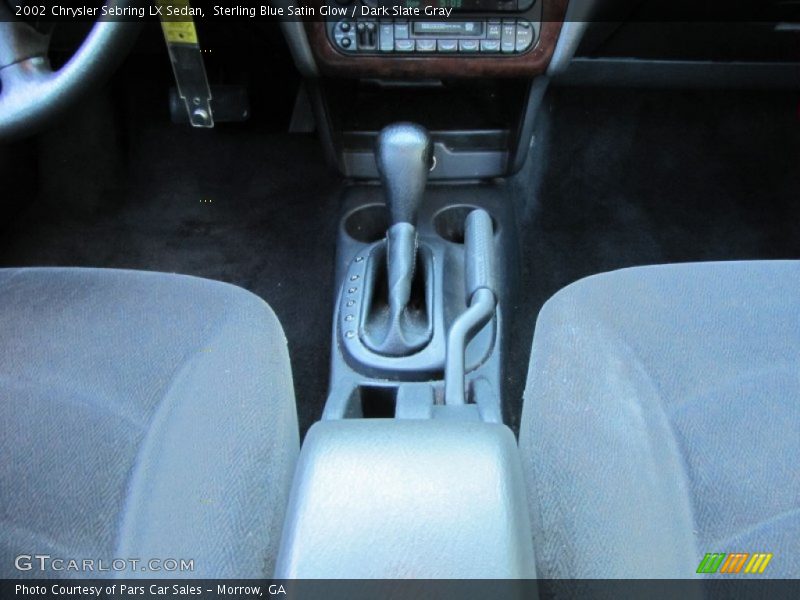 Sterling Blue Satin Glow / Dark Slate Gray 2002 Chrysler Sebring LX Sedan