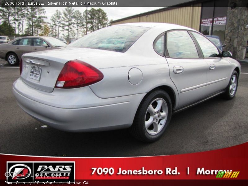 Silver Frost Metallic / Medium Graphite 2000 Ford Taurus SES