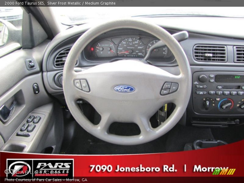 Silver Frost Metallic / Medium Graphite 2000 Ford Taurus SES