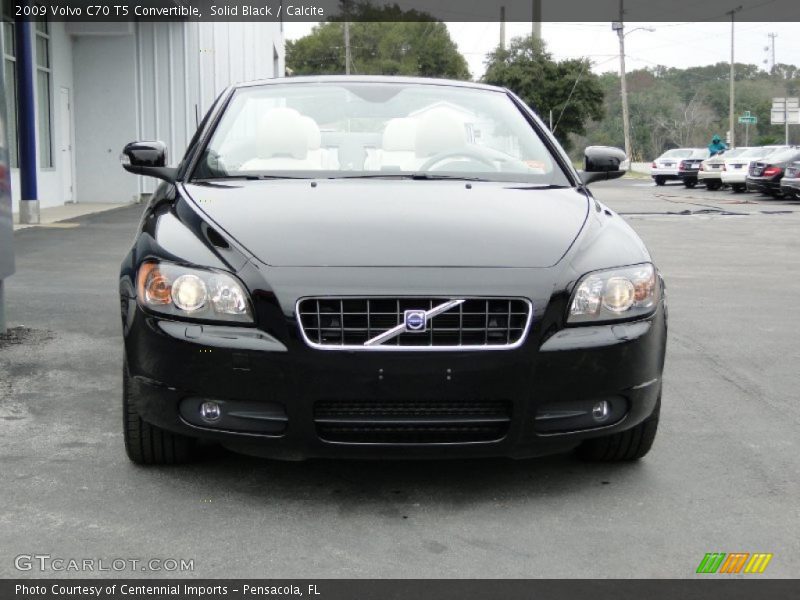 Solid Black / Calcite 2009 Volvo C70 T5 Convertible