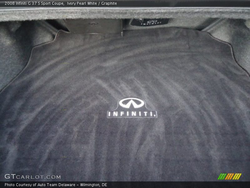 Ivory Pearl White / Graphite 2008 Infiniti G 37 S Sport Coupe