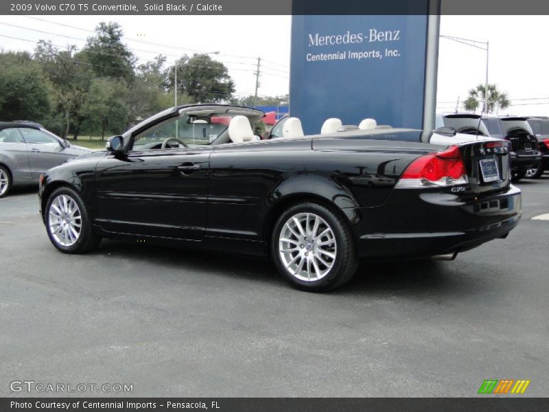 Solid Black / Calcite 2009 Volvo C70 T5 Convertible