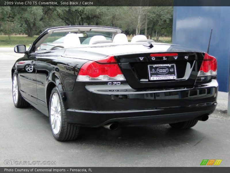 Solid Black / Calcite 2009 Volvo C70 T5 Convertible